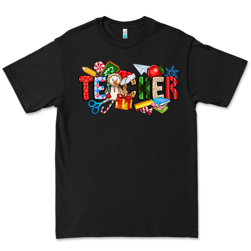 Christmas Teacher Premium Tee by CowhideDigitalArt | Teevron