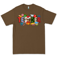 Cacao Christmas teacher Premium Tee - CowhideDigitalArt