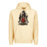 Pina Colada floral skeleton Premium Hoodie - RanaPortraitStore