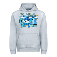 Heather Grey i'm snow cute Urban Hoodie - Zillion Design Studio