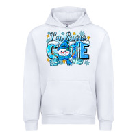 White i'm snow cute Urban Hoodie - Zillion Design Studio