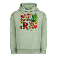 Pigment Oil Green santa's favorite rn Urban Hoodie - Zillion Design Studio