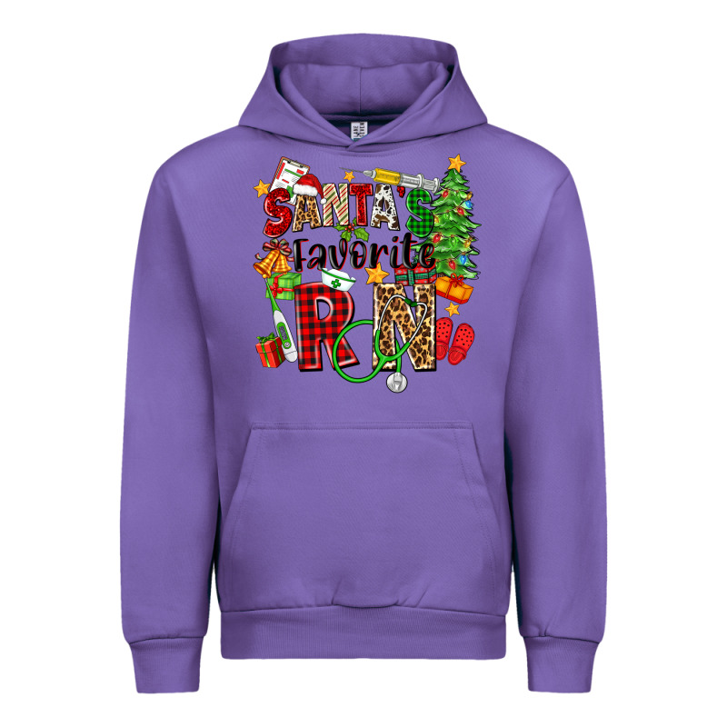 Santa's Favorite Rn Urban Hoodie by Zillion Design Studio | Teevron