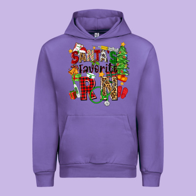 Santa's Favorite Rn Urban Hoodie Designed By Zillion Design Studio