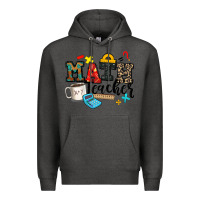 Charcoal Heather math teacher Premium Hoodie - Zillion Design Studio