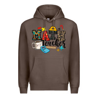Coffee math teacher Premium Hoodie - Zillion Design Studio