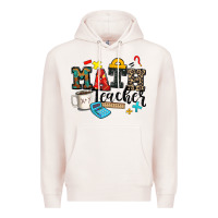 Pale Pink math teacher Premium Hoodie - Zillion Design Studio