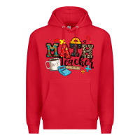 Red math teacher Premium Hoodie - Zillion Design Studio