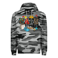Slate Camo math teacher Premium Hoodie - Zillion Design Studio