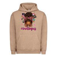 Pigment Burro small business afro messy bun Urban Hoodie - texasbilliewilder