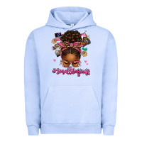 Pigment Grape Ice small business afro messy bun Urban Hoodie - texasbilliewilder