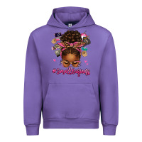 Small Business Afro Messy Bun Urban Hoodie | Teevron