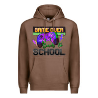 Chestnut game over back to school Premium Hoodie - Zillion Design Studio