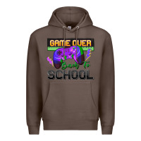 Coffee game over back to school Premium Hoodie - Zillion Design Studio