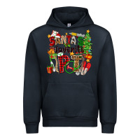 Navy santa's favorite pt Urban Hoodie - Zillion Design Studio