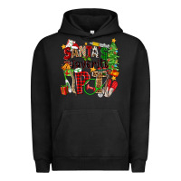 Pigment Black santa's favorite pt Urban Hoodie - Zillion Design Studio