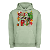 Pigment Oil Green santa's favorite pt Urban Hoodie - Zillion Design Studio