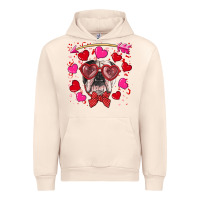 Sandshell Valentine's day  english bulldog Urban Hoodie - RanaPortraitStore