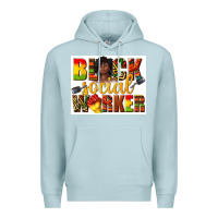 Blue Mist black social worker Premium Hoodie - texasbilliewilder