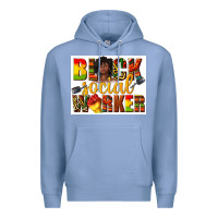 Colony Blue black social worker Premium Hoodie - texasbilliewilder