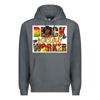 Rock black social worker Premium Hoodie - texasbilliewilder