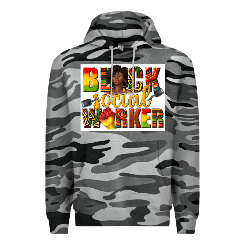 Black Social Worker Premium Hoodie by texasbilliewilder | Teevron