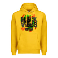 Lemon black vibes only Premium Hoodie - texasbilliewilder