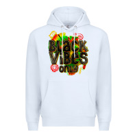 White black vibes only Premium Hoodie - texasbilliewilder
