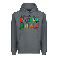 Rock battery life of a teacher Premium Hoodie - Zillion Design Studio