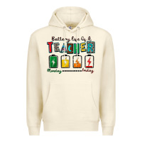 Sandshell battery life of a teacher Premium Hoodie - Zillion Design Studio
