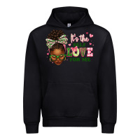 Sorority Colors Its The Self Love For Me Afro Woman2 Urban Hoodie | Teevron