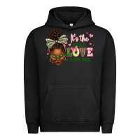 Pigment Black sorority colors its the self love for me afro woman2 Urban Hoodie - texasbilliewilder