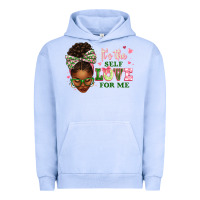 Pigment Grape Ice sorority colors its the self love for me afro woman2 Urban Hoodie - texasbilliewilder