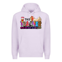 Lilac this teacher wears her heart on her sleeve Premium Hoodie - Zillion Design Studio