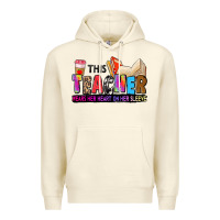 Sandshell this teacher wears her heart on her sleeve Premium Hoodie - Zillion Design Studio