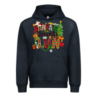Navy santa's favorite lvn Urban Hoodie - Zillion Design Studio