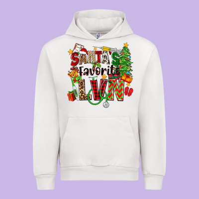 Santa's Favorite Lvn Urban Hoodie Designed By Zillion Design Studio