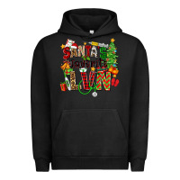 Pigment Black santa's favorite lvn Urban Hoodie - Zillion Design Studio