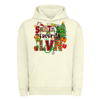 Pigment Pistachio santa's favorite lvn Urban Hoodie - Zillion Design Studio