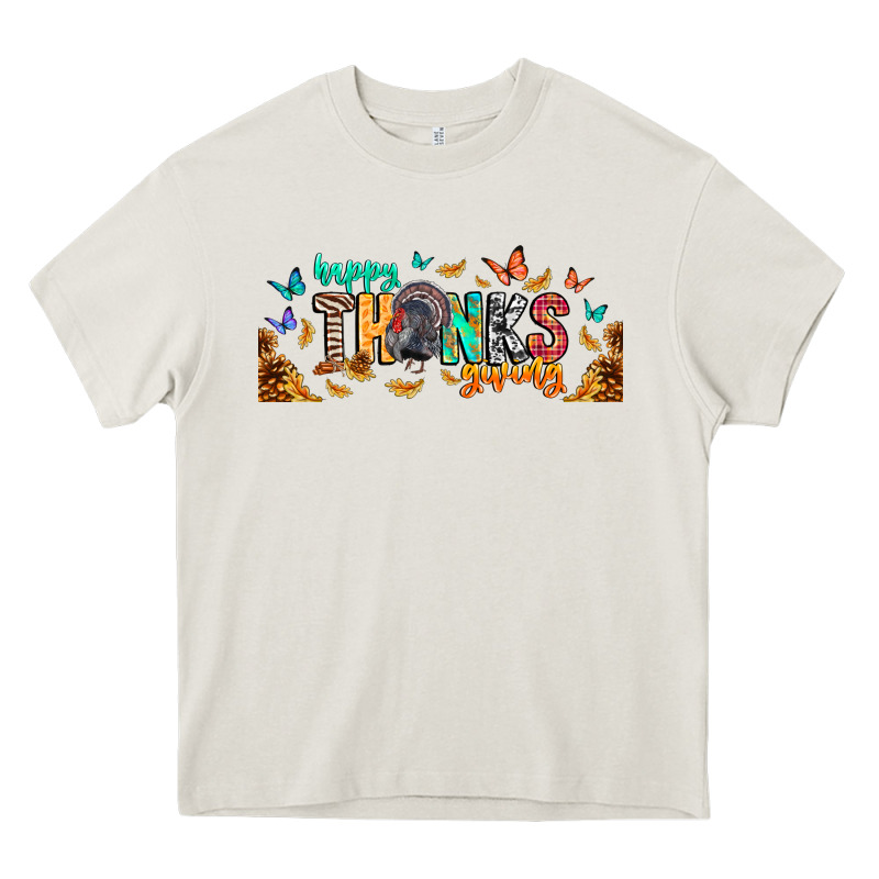 Happy Thanksgiving Heavy Core Tee by CowhideDigitalArt | Teevron