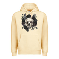 Pina Colada Floral skull Premium Hoodie - RanaPortraitStore