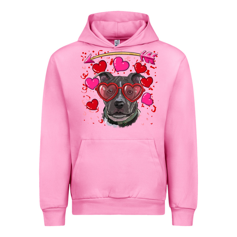 Valentine's Day  Pitbull Urban Hoodie by RanaPortraitStore | Teevron