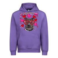 Tulip Valentine's day  pitbull Urban Hoodie - RanaPortraitStore