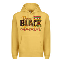 Antique Gold dope black educator Premium Hoodie - texasbilliewilder