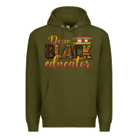 Army Green dope black educator Premium Hoodie - texasbilliewilder