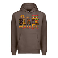 Coffee dope black educator Premium Hoodie - texasbilliewilder