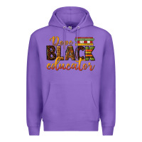 Purple dope black educator Premium Hoodie - texasbilliewilder