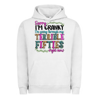 Pigment Lunar Rock sorry im cranky im going through my terrible fifties right now Urban Hoodie - texasbilliewilder