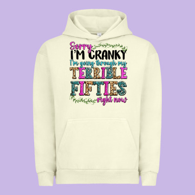 Urban Hoodie sorry im cranky im going through my terrible fifties right now