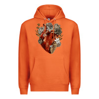 Carrot Flower anatomical heart Premium Hoodie - RanaPortraitStore